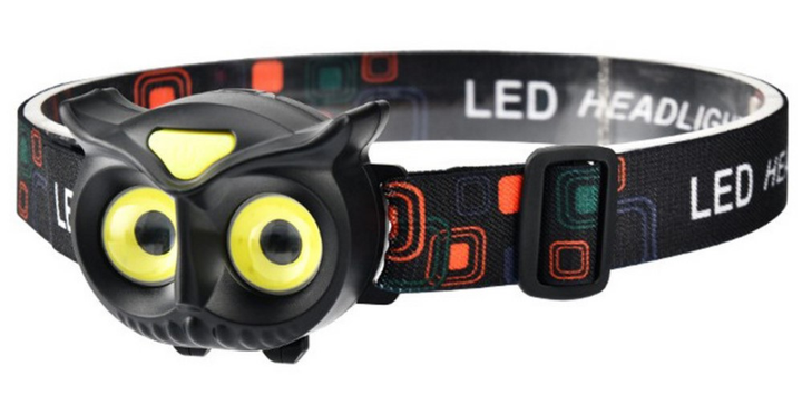 Latarka czołowa dziecięca LEAN Sowa LED (5905991035831) - obraz 1