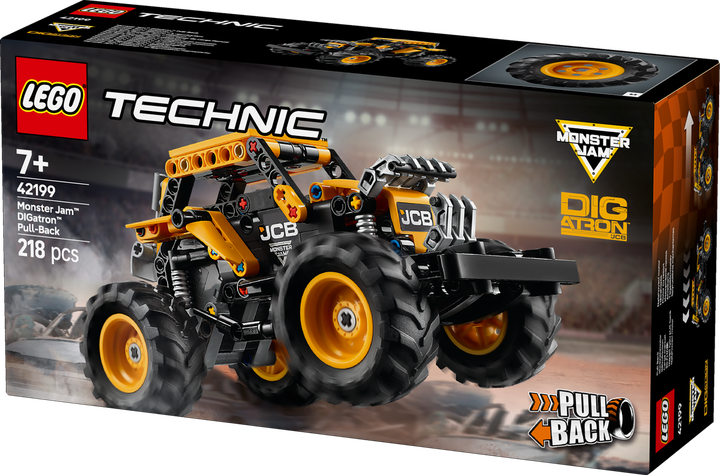 Лего техник с инерционный двигателем Джип Монстер трак Lego Technic DIGatron Monster Jam 42199 - изображение 8
