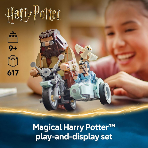 Конструктор Лего Гарри Поттер Поездка Хагрида и Гарри на мотоцикле Lego Harry Potter 76443 - изображение 2