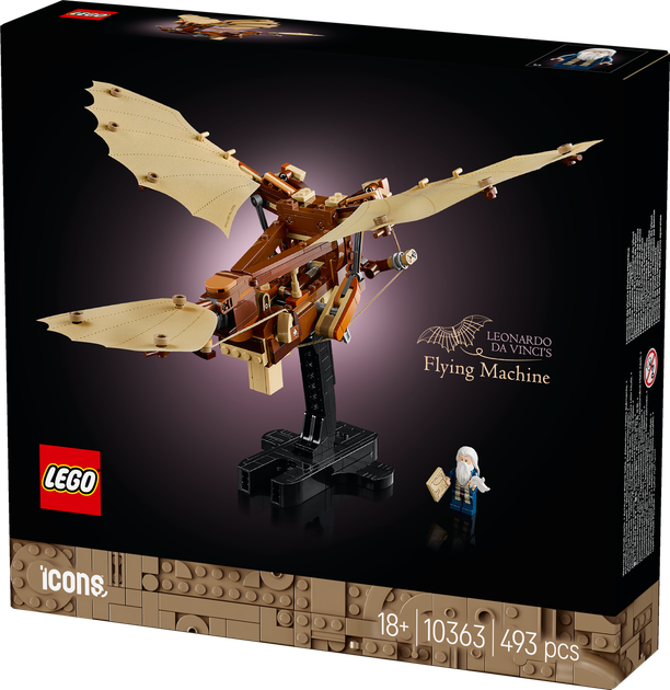Лего Иконс Летательный аппарат Леонардо да Винчи LEGO Icons 10363 - Фото 1 Лего Иконс Летательный аппарат Леонардо да Винчи LEGO Icons 10363 - изображение 1