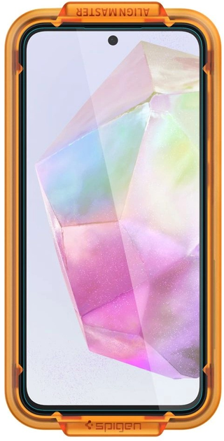 Захисне скло Spigen Glas.TR AlignMaster для Samsung Galaxy A35 5G (A356) (2 pack) Clear (AGL07772) - зображення 4