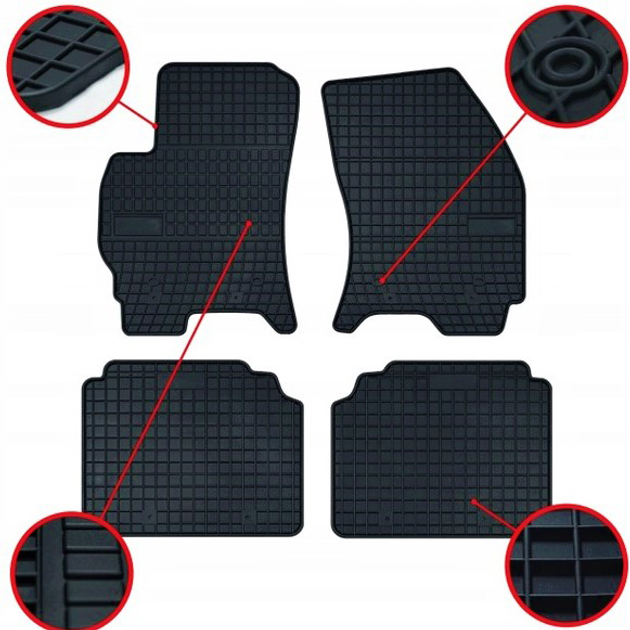 Dywaniki samochodowe Frogum El Toro Hyundai Kona II 2022 4 szt (5902643412590) - obraz 2