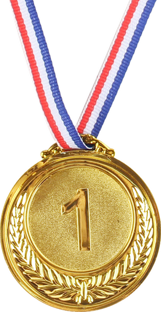 Złoty medal LEAN Toys 6.5 cm 20947 (5905991034896) - obraz 1