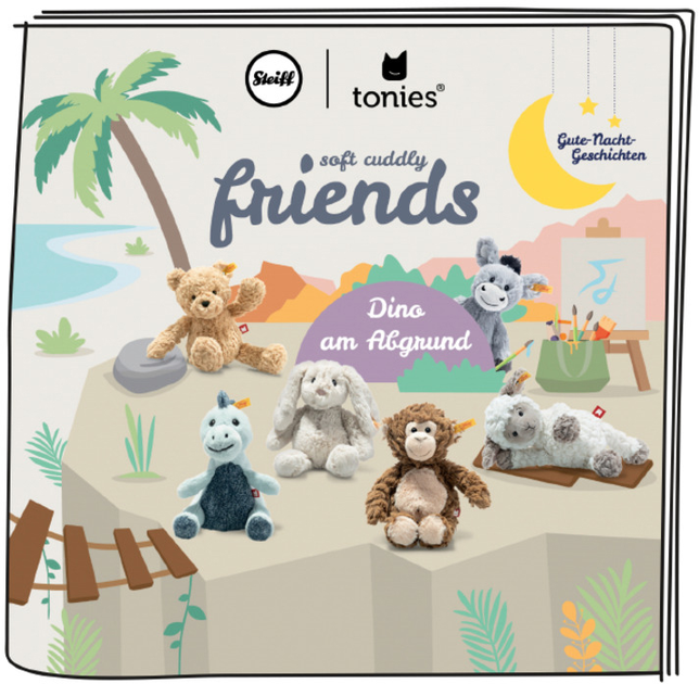 Інтерактивний плюшевий талісман Tonies Steiff Soft Cuddly Friends Мавпочка Бодо 22 см 10002016(4001505067365) - зображення 3