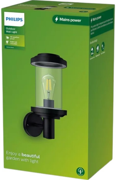 Lampa uliczna ścienna Philips Listra 25 W - obraz 2