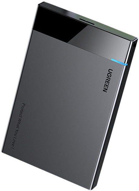 Kieszeń zewnętrzna Ugreen SSD/HDD 2.5" SATA III USB-C 3.1 6TB Black (1206824247) - obraz 1