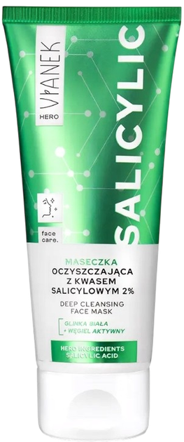 Маска для обличчя Vianek Hero Salicylic з саліциловою кислотою 75 мл (5906657521392) - зображення 1