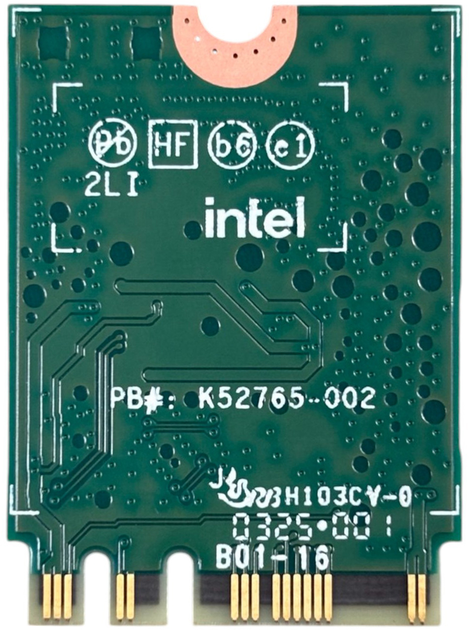 Karta sieciowa Intel Wi-Fi 6E AX210 M.2 2230 (AX210.NGWG.NV) - obraz 3