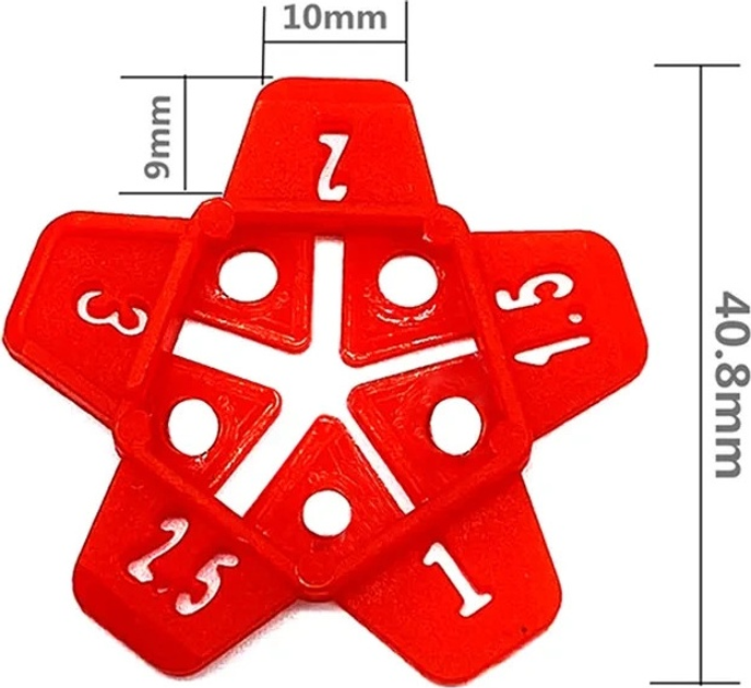 Krzyżyki dystansowe do płytek LEAN Toys 20044 100 szt. (5905991022565) - obraz 6