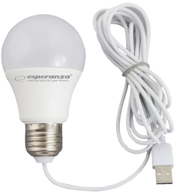 Lampa USB Esperanza 5W 2.5 m White (ELL170) - obraz 2