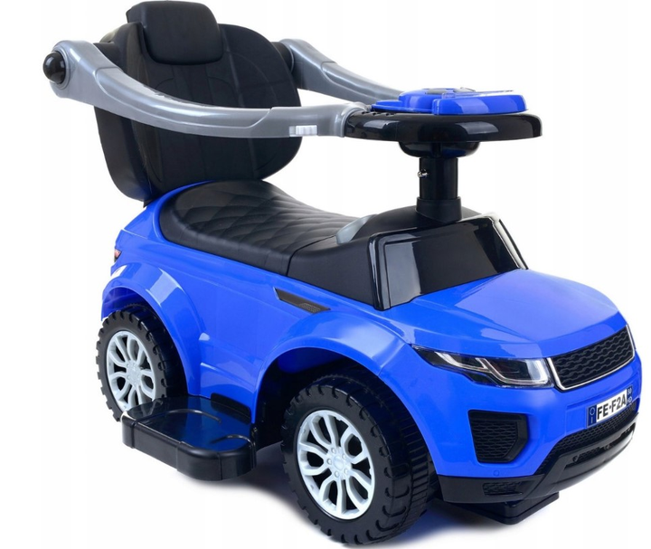 Jeździk Lean Cars Sport Car Toddlers 614W z phaczem 4 w 1 Niebieski (5902808155294) - obraz 5