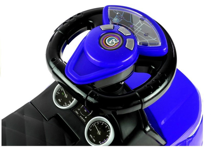 Jeździk Lean Cars Sport Car Toddlers 614W z phaczem 4 w 1 Niebieski (5902808155294) - obraz 8
