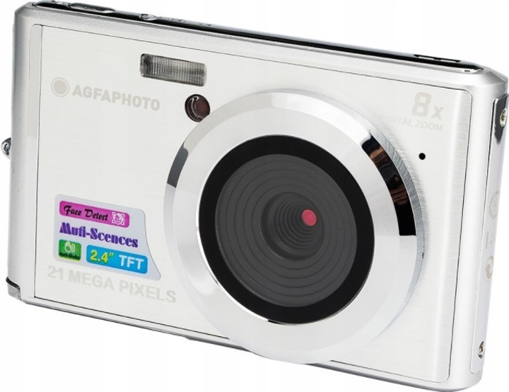Aparat fotograficzny AGFA DC5200 Silver (3760265540754) - obraz 4