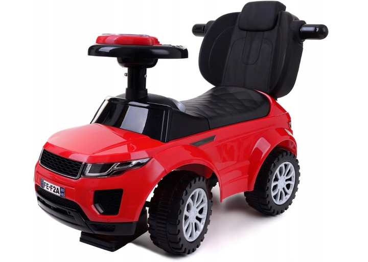 Jeździk Lean Cars Sport Car Toddlers 614W z phaczem 4 w 1 Czerwony (5902808155287) - obraz 6