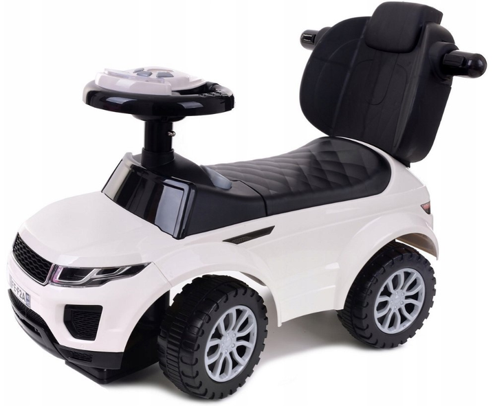 Толокар Lean Cars Sport Car Toddlers 614W 4 в 1 Білий (5902808155270) - зображення 7