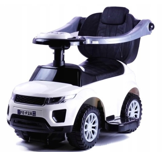 Толокар Lean Cars Sport Car Toddlers 614W 4 в 1 Білий (5902808155270) - зображення 8