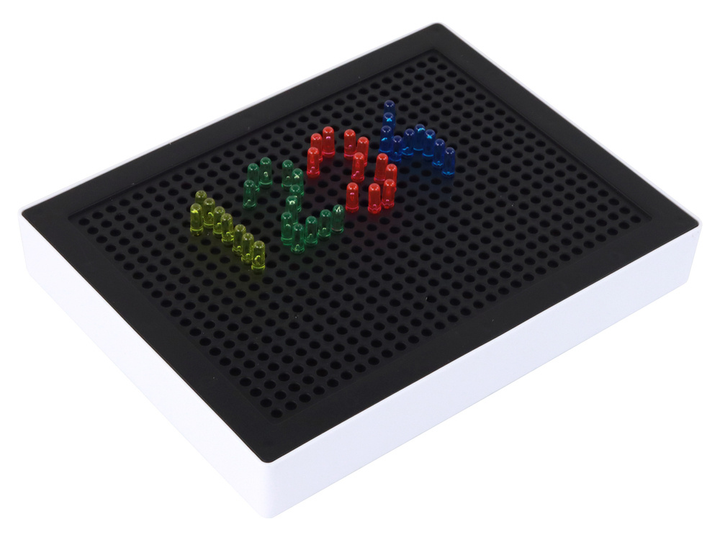 Układanka edukacyjna LEAN Toys Magic Panel 3D podświetlana 180 el. (5905991002680) - obraz 2