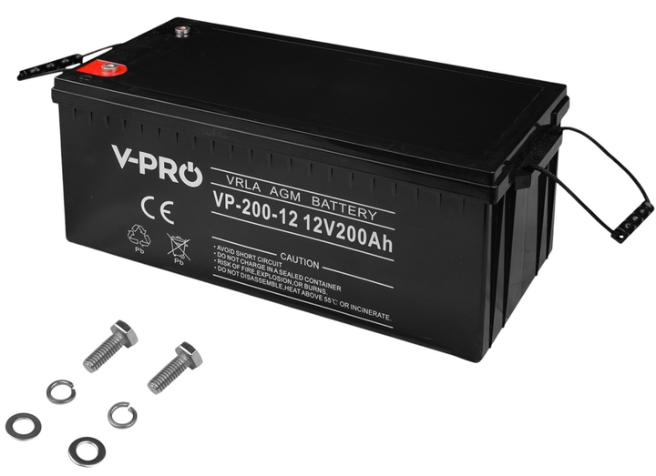 Акумуляторна батарея Volt Polska AGM VPRO 12V 200 Ah (6AKUAGM200) - зображення 3