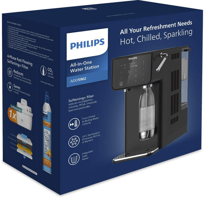Dozownik wody Philips ADD5962BK/10 - obraz 16
