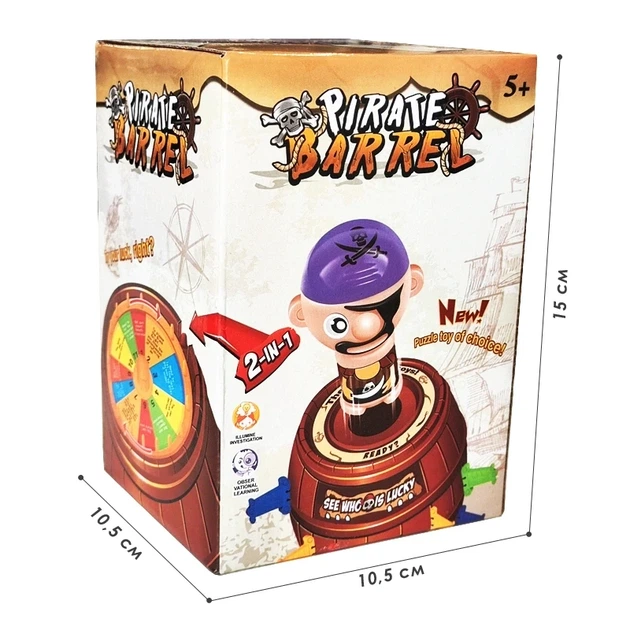 Настольная игра Пират в Бочке Детская игра Pirate Barrel Игра для компании - Фото 3 Настольная игра Пират в Бочке Детская игра Pirate Barrel Игра для компании - изображение 3