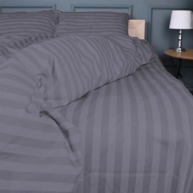 Простирадло MirSon Бязь 17-0601 Stripe Gray 220x240 см від Rozetka на платформі USKIDKA Акція на Простирадло MirSon Бязь 17-0601 Stripe Gray 220x240 см від Rozetka