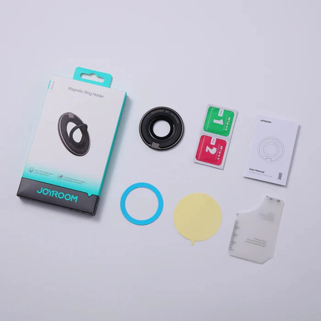 Тримач-кільце на смартфон Joyroom JR-ZS383 Magnetic Phone Holder Black (6941237104472) - зображення 3