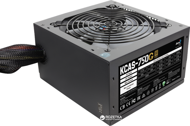 Блок живлення Aerocool KCAS-750G 750W - Фото 13 Блок живлення Aerocool KCAS-750G 750W - зображення 13