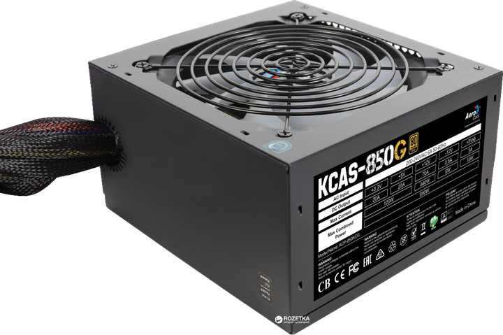 Блок питания Aerocool KCAS-850G 850W - Фото 13 Блок питания Aerocool KCAS-850G 850W - изображение 13