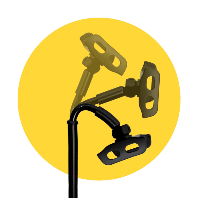 Uchwyt Wozinsky WTHBK4 stand for tablet and phone on the desk Black (5907769306747) - obraz 16