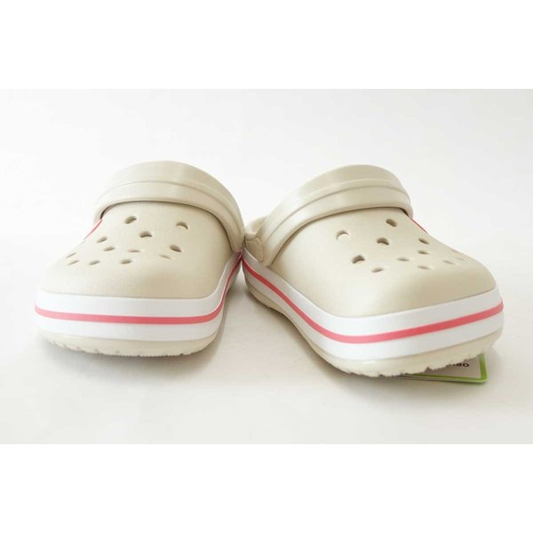 Дитячі крокси для дівчинки Crocs Crocband Clogs Stucco/Melon (29/30, бежевий) - Фото 15 Дитячі крокси для дівчинки Crocs Crocband Clogs Stucco/Melon (29/30, бежевий) - изображение 15