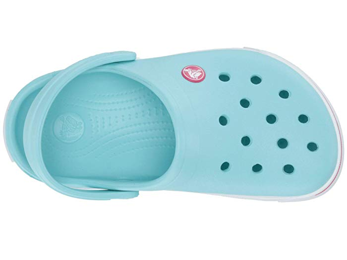 Дитячі крокси для дівчинки Crocs Crocband II Kids Clogs Ice Blue/Candy Pink (21/22, бірюзовий) - Фото 5 Дитячі крокси для дівчинки Crocs Crocband II Kids Clogs Ice Blue/Candy Pink (21/22, бірюзовий) - изображение 5