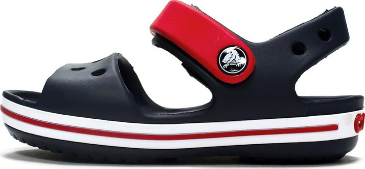 Дитячі сандалії для хлопчика Crocs Crocband Sandal Kids Navy/Red (24/25, синий) - Фото 13 Дитячі сандалії для хлопчика Crocs Crocband Sandal Kids Navy/Red (24/25, синий) - изображение 13