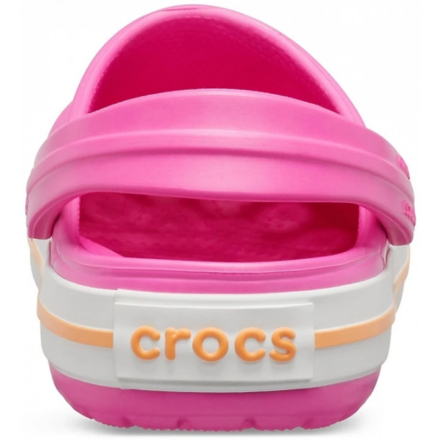 Дитячі крокси для дівчинки Crocs Crocband Kids Electric Pink / Cantaloupe (34/35, рожевий) - Фото 7 Дитячі крокси для дівчинки Crocs Crocband Kids Electric Pink / Cantaloupe (34/35, рожевий) - зображення 7