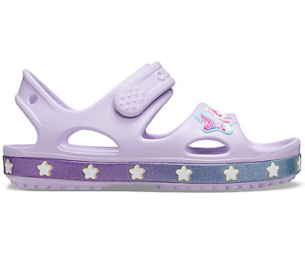 Дитячі сандалії для дівчинки Crocs Fun Lab Unicorn Charm Sandal Lavender (22/23, бузковий) - изображение 10