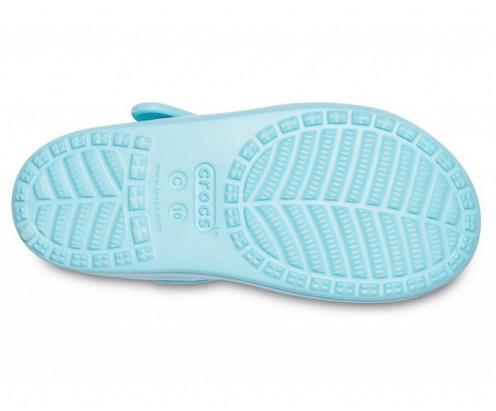 Дитячі сандалії для дівчинки Crocs Classic Kids Cross-Strap Sandal Ice Blue (27/28, блакитні) - Фото 4 Дитячі сандалії для дівчинки Crocs Classic Kids Cross-Strap Sandal Ice Blue (27/28, блакитні) - изображение 4