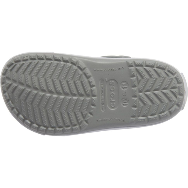 Дитячі кроксі-сабо для хлопчика Crocs Crocband II ClogKids Light Grey/Volt Green - Фото 7 Дитячі кроксі-сабо для хлопчика Crocs Crocband II ClogKids Light Grey/Volt Green - зображення 7
