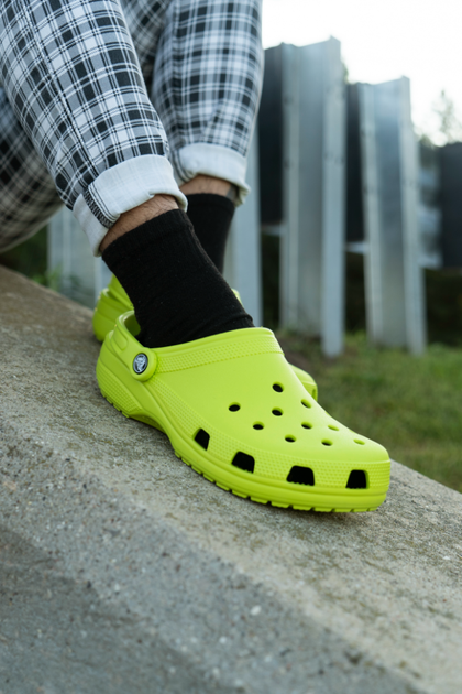 Жіночі крокси Crocs Classic Clog Lime Punch (38-39, лайм) - зображення 4