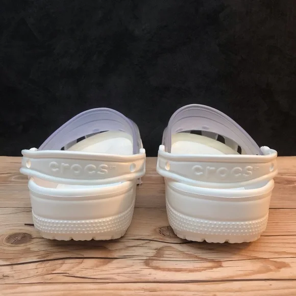 Жіночі крокси Crocs Classic Translucent Clog White (45-46, Білі) - зображення 13