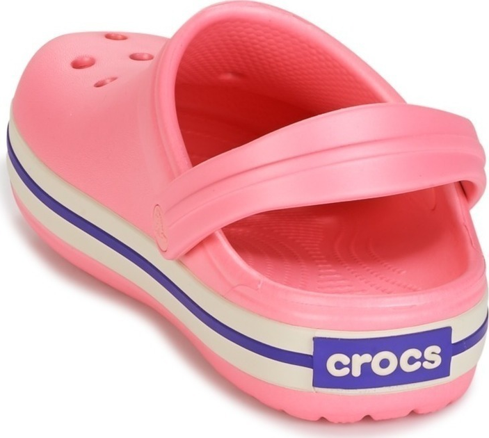 Дитячі крокси для дівчинки Crocs Crocband Kids Peony Pink/Stucco (28/29, рожевий) - зображення 4