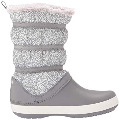 Дитячі крокси зимові чоботи для дівчинки Crocs Crocband Winter Boot Grey (33-34, сірий) - Фото 3 Дитячі крокси зимові чоботи для дівчинки Crocs Crocband Winter Boot Grey (33-34, сірий) - изображение 3