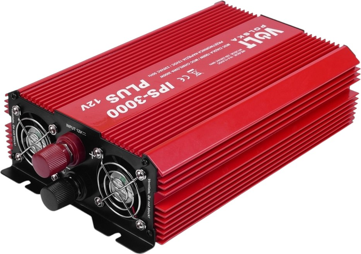 Перетворювач напруги Volt Polska IPS 3000 Plus 12/230V 1500/3000W (3IR300012P) - зображення 2