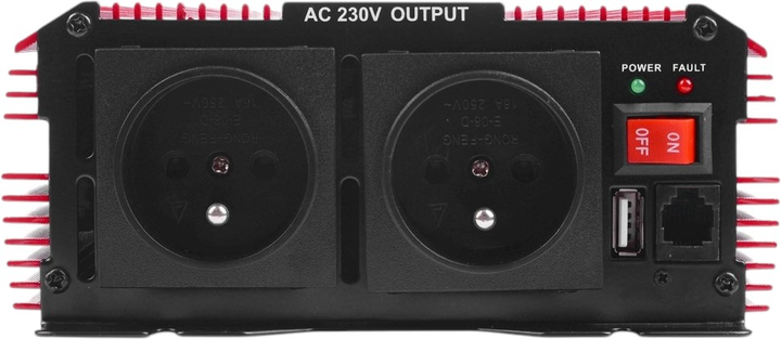 Перетворювач напруги Volt Polska IPS 3000 Plus 12/230V 1500/3000W (3IR300012P) - зображення 3