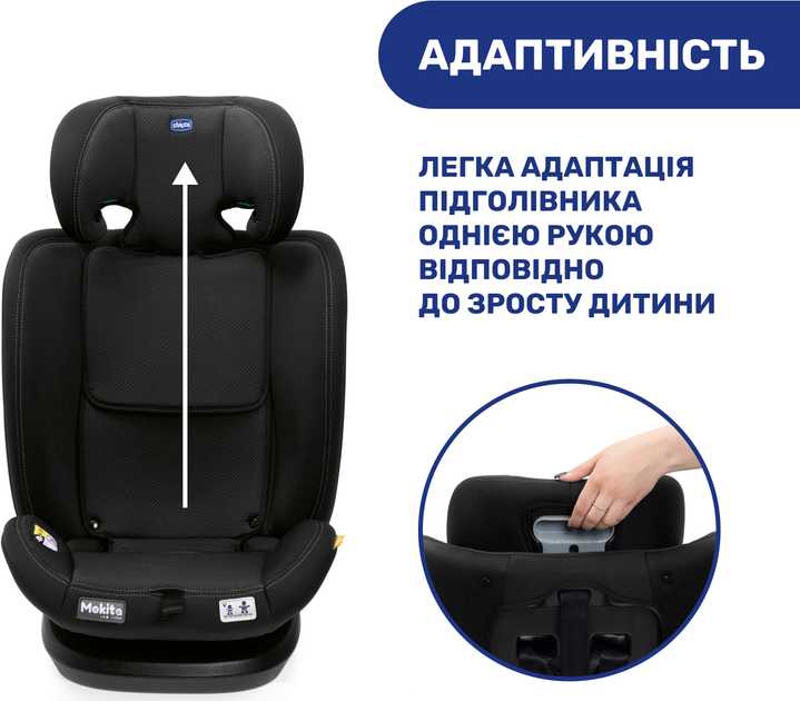 Автокресло Chicco Mokita i-Size Черное (87033.95) - изображение 3