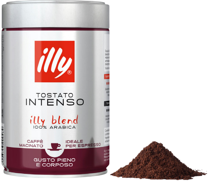 Кофе молотый Illy Intenso 250 г (8003753900469) - изображение 2