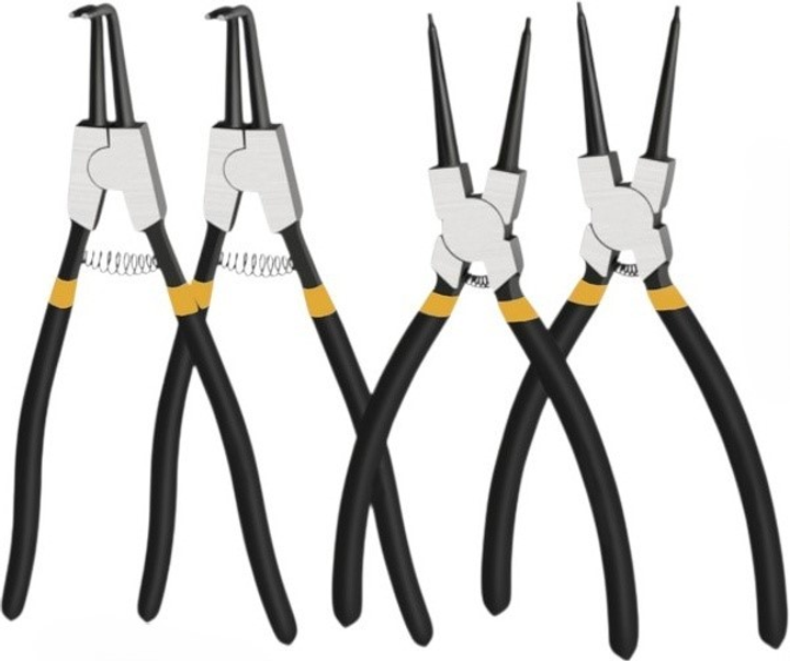 Zestaw szczypców segera LEAN Toys do pierścieni osadczych 4 szt. 20764 (5905991030522) - obraz 1