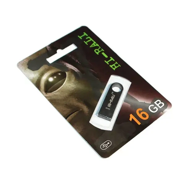 Флешка Hi-Rali 16GB Shuttle чорний - Фото 1 Флешка Hi-Rali 16GB Shuttle чорний - изображение 1