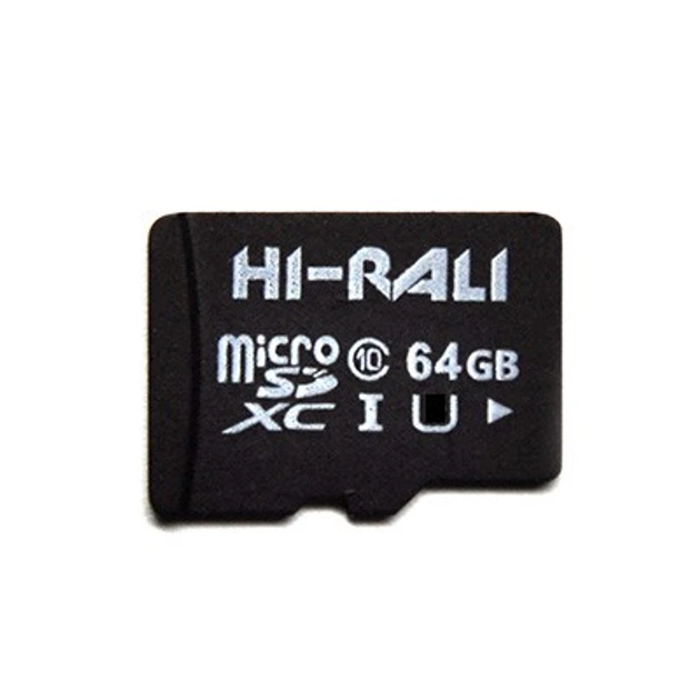 Карта пам'яті microSDHC HI-RALI 64GB Сlass 10 (з адаптером) - изображение 2