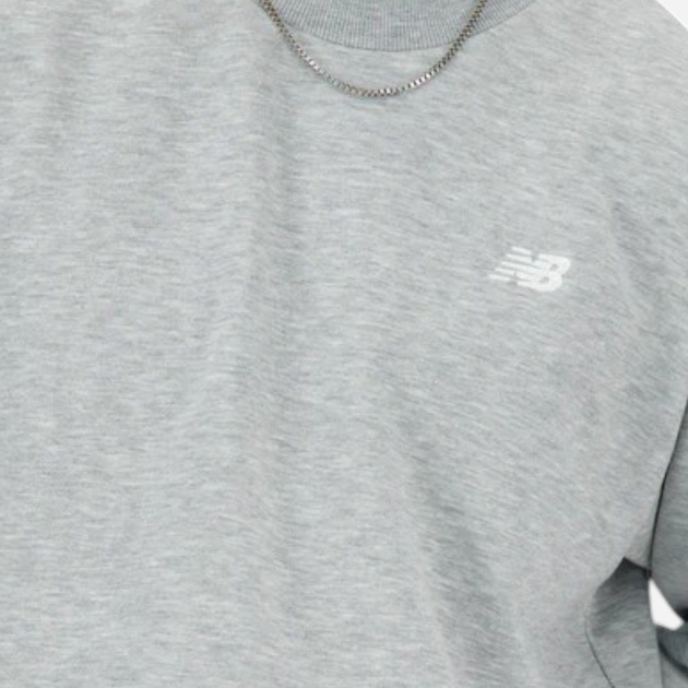 Світшот чоловічий New Balance Sport Essentials Small Logo MT41507 S Сірий (197375448039) - зображення 4