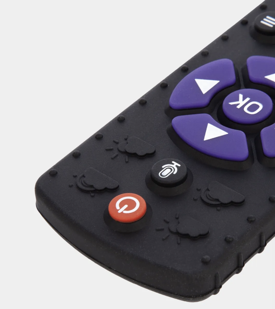 Силиконовая игрушка пульт для прорезывания зубов Purple/Black - изображение 6
