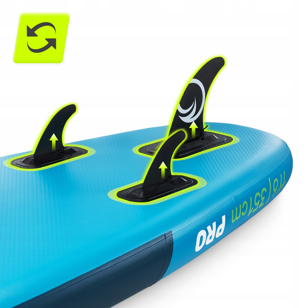 Надувна SUP дошка TSUNAMI PRO 350 см з веслом T15 (P-5905973405638) - зображення 5